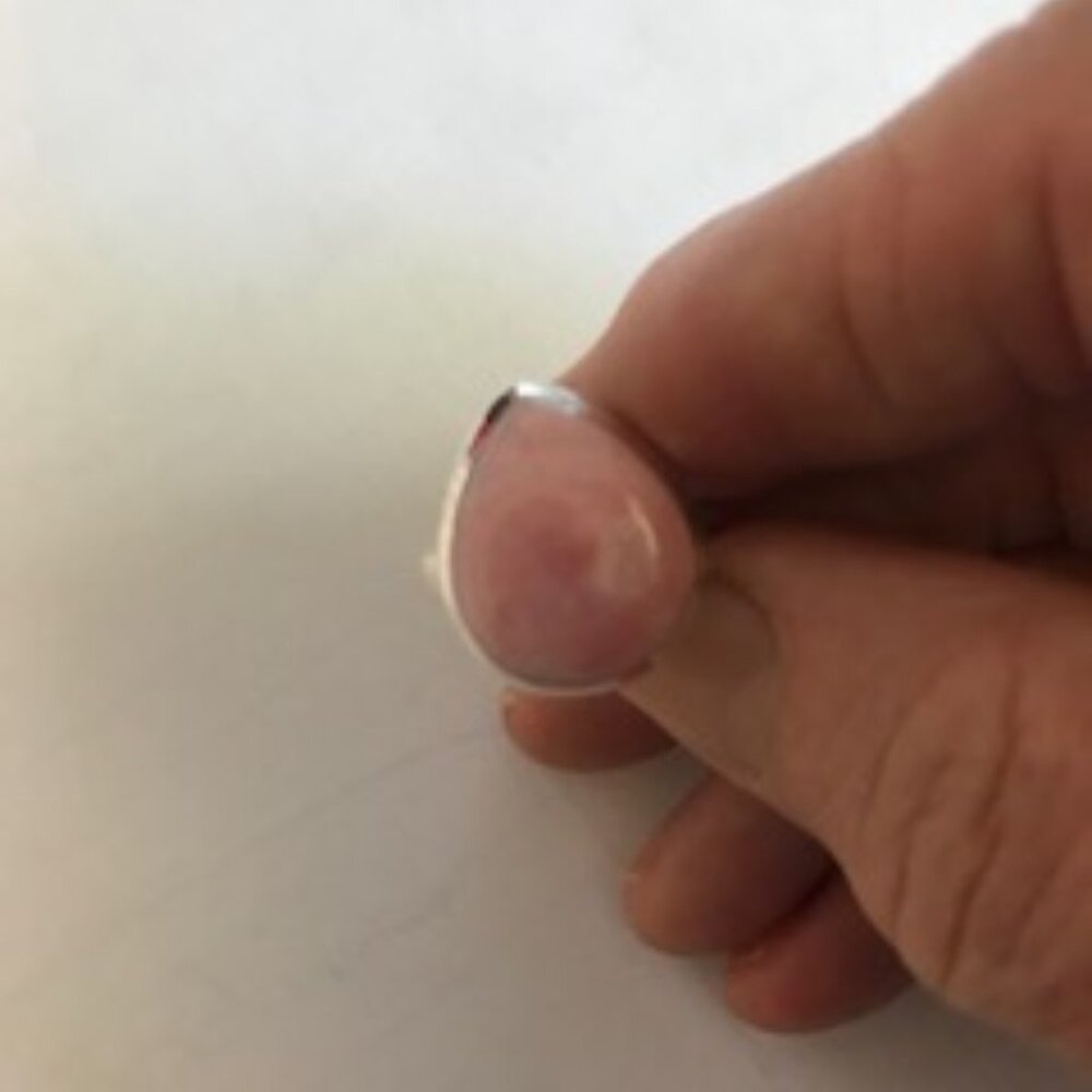 Natural Pink Peruvian Opal Ring size 7 - Picture 4 of 6